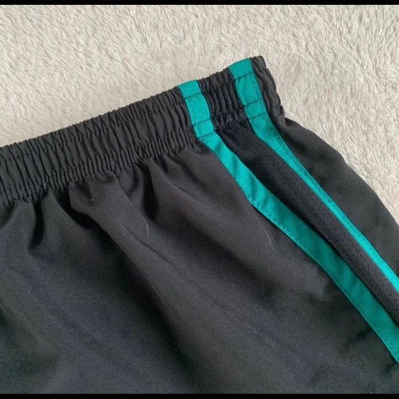 Nike Dri-Fit Shorts in Black/Turquoise - Picture 3 of 6